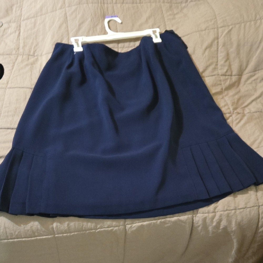 Elegant Navy Blue Skirt